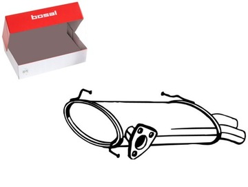 Глушник системи випускного зад citroen c-crosser c-crosser enterprise фото №1