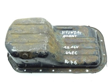 Hyundai accent ii 1.5 16v g4ec піддон масла масляна фото №1