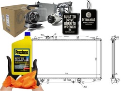 Радиаторов двигателя honda accord vii 2.2d 01.04-05.0 #petrolhead pro+ kit5 фото №1