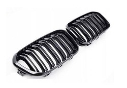 Решітка радіатора решітки радіатора bmw f20 f21 15-18 чорний глянцевий фото №1