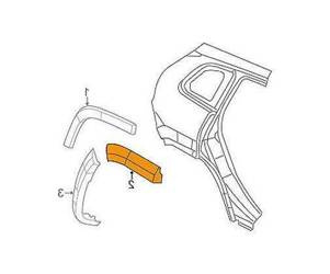 Планка крила зад jeep cherokee kl 14 - 18 права фото №1