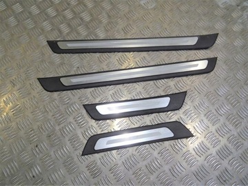 Audi a6 4k c8 накладки планки декоративный пороговые фото №1