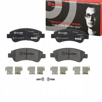 Brembo p 61 066x набір гальмівні колодки гальмівних, гальма дискові фото №1