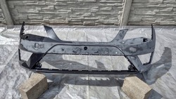 Бампер перед seat leon fr iii 4xpdc+ омыватель 13-17 фото №1