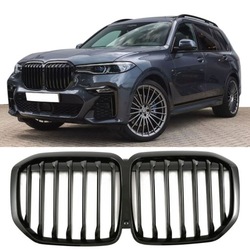 Решітка радіатора решітка решітки радіатора bmw x7 g07 2019-2022 чорний блиск high gloss новий фото №1