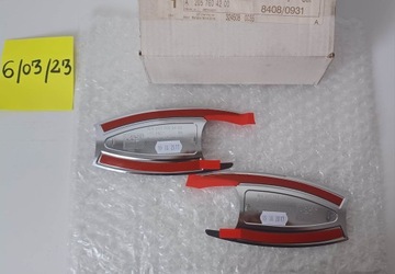 Накладки хромированные pod ручка mercedes c w205 w213 фото №1