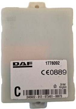 Daf xf106 блок керування модуль alarm 1778092 b-b фото №1
