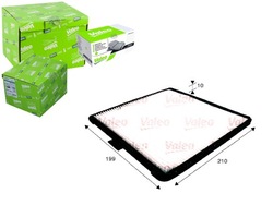Фільтр салонний valeo 96425700 80000869 cu2012 фото №1