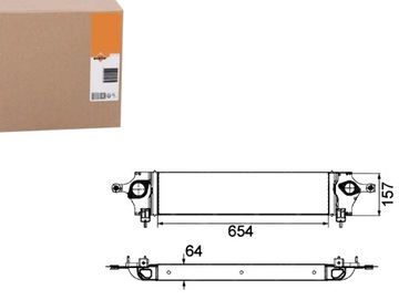 Интеркулер nrf 14461jg70c 14461jg70b 077007n dn43 фото №1