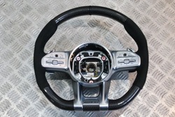 Руль алькантара карбон amg mercedes g класс w463/4 r249 r256 фото №1