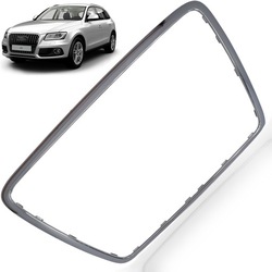 Рамка решётка радиатор 112&tech серебряная do audi q5 8r 2008-2012 фото №1
