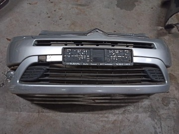 Citroen c4 grand picasso бампер переднє срібний фото №1