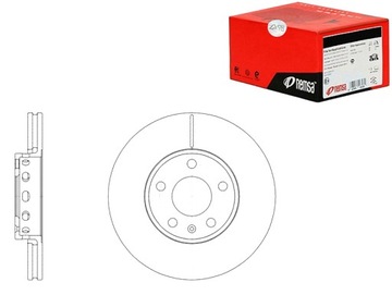 Remsa комплект диск гальмівних 4ao615301c 4a06153 фото №1