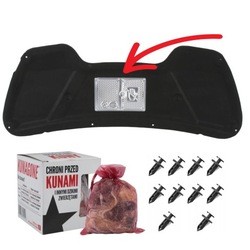 Шумоізоляція капота двигуна hyundai ix35 09-15r кліпси + відлякувач gryzoni фото №1