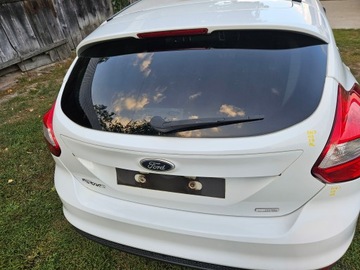 Крышка багажника ford focus mk3 5b белая хэтчбек фото №1