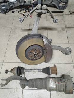 Audi a8 s8 d4 подвешивание рычаги поворотный кулак полуось левый перед фото №1