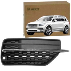 Решётка бампера правая решётка заглушка + хром pdc volvo xc90 2015+ фото №1