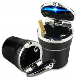 Пепельница автомобильная з led место чашки корзина подсвечиваемая фото №1