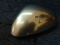 Крышка корпус зеркало alfa romeo mito giulietta 159 левая хром mat фото №1