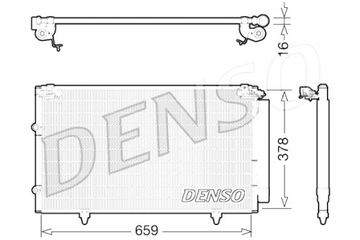 Denso конденсатор кондиціонера toyota camry 2.4 3.0 08.01-11.06 фото №1