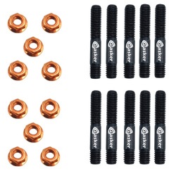 Болты шпильки коллектора выпускного m8x40 гайки фото №1