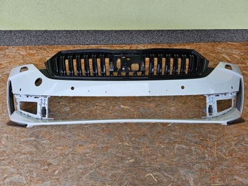 Бампер skoda octavia 4 iv rs vrs решётка радиатора переднее рестайлинг 5e3853653c идеальный фото №1