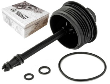 Крышка крышка заливка корпуса фильтра масла vw 2.0tdi фото №1