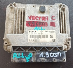 Блок управления двигателя opel vectra c 1.9 cdti 150km. 55566277hb фото №1