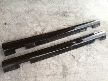 Планка порогова поріг накладка права mercedes w204 amg фото №1