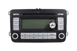 Заводські радіо cd mp3 volkswagen vw golf v passat b6 1k0035186ad фото №1