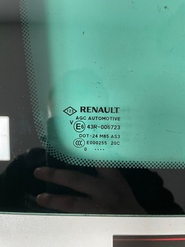 Скло задня ліва кузовна тонована renault grand scenic iii фото №1
