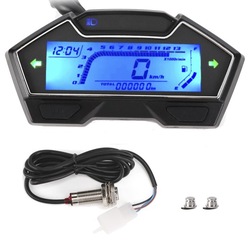 Універсальний вимірювач kilometr спідометр led rozdzielczy мотоциклетний фото №1