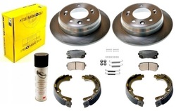 Диски гальмівні колодки гальмівні колодки hyundai i30 i fd kia ceed i ed 2006-2012 зад kpl фото №1