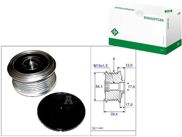 Ina зчеплення генератор ford fiesta v 1.4 tdci jh фото №1