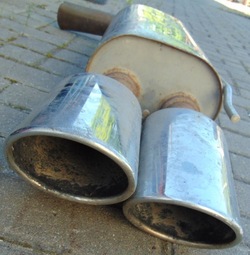 Глушник вихлоп кінцевий mercedes s клас w215 5.0b фото №1