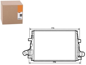 Інтеркулер nrf 017002n ala4096 al4096 7133110 фото №1