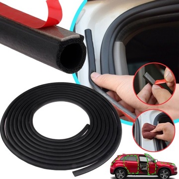 5m гумова прокладка двері автомобіля 10x11mm смуги прокладки do автомобіля фото №1