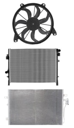 Комплект радиатор dodge journey 3.6 v6 2013-2020 фото №1