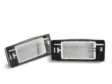 Підсвітка rej. opel vectra c універсал 02-08 led фото №1