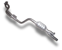 Mercedes w124 e200 2.0 e220 2.2 труба+ zam катализатора глушитель za катализатор фото №1