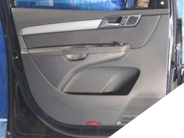 Vw sharan 7n0 обивка дверь левый перед кожа фото №1