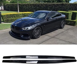 Планки pod пороги bmw f32 f36 performance глянцевий bl фото №1