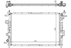 Nissens радиаторов двигателя ldv maxus 2.5d 02.05-12. фото №1