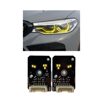 Модуль csl жовтий drl do bmw 5/m5 g30/g31/f90 адаптивний led фото №1