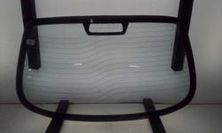 Скло задня зад ford fiesta mk5 1996-2002 з підігрівом зелена фото №1