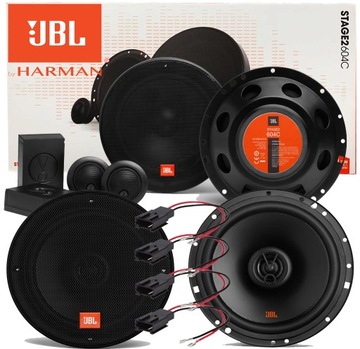 Jbl 604c + 624 динамики peugeot 407 citroen c4 c5 grand picasso перед+ зад фото №1
