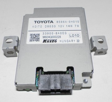 Toyota yaris модуль led преобразователь 33900-8a0eg 8596a-0h010 оригинальный номер фото №1