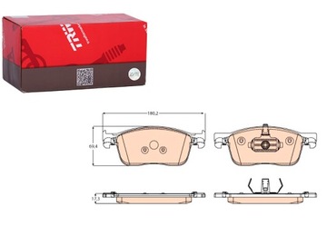 Тормозные колодки тормозные перед citroen jumpy iii spacetourer peugeot expert фото №1