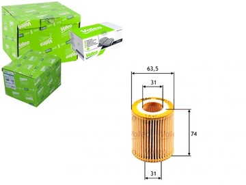 Фільтр масла opel astra h signum valeo фото №1
