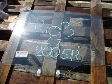 Kia rio ii hb скло двері лівий зад 2005- фото №1